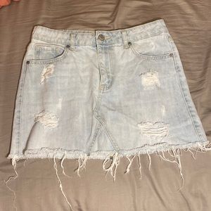 Aeropostale jean skirt
